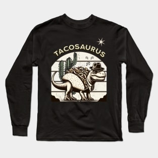 Vintage Tacosaurus Long Sleeve T-Shirt